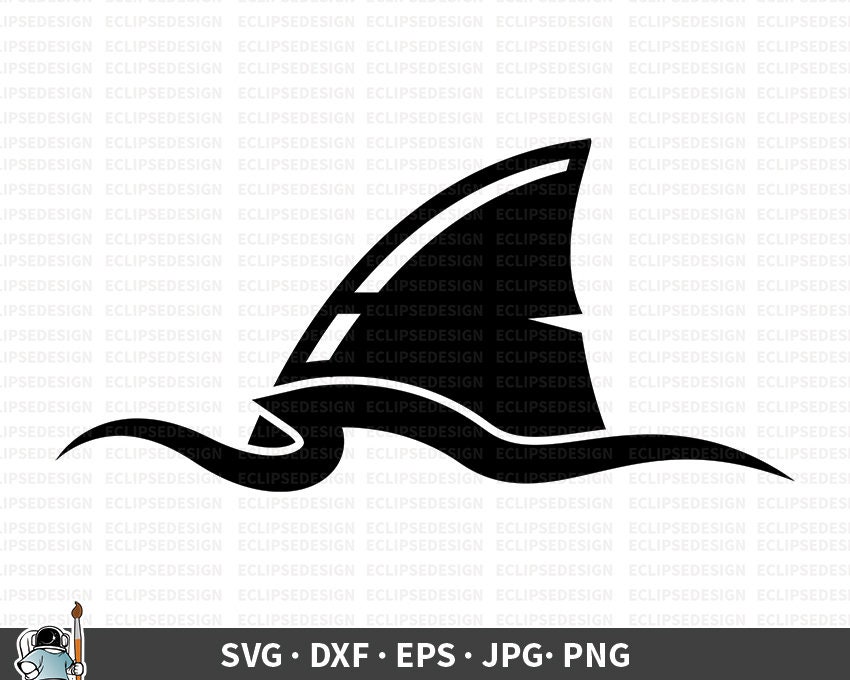 Download Shark Fin Svg Shark Vector Ocean Clipart Shark Fin Cricut Etsy