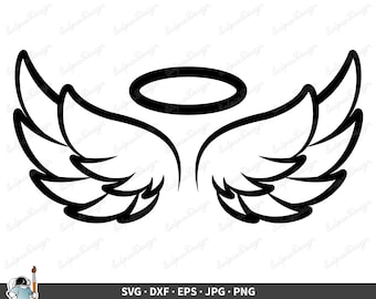 Angel Wings SVG Angel Wing Vector Angel Svg Halo Svg Angel - Etsy Angel Wings SVG Angel Wing Vector Angel Svg Halo Svg Angel - Etsy