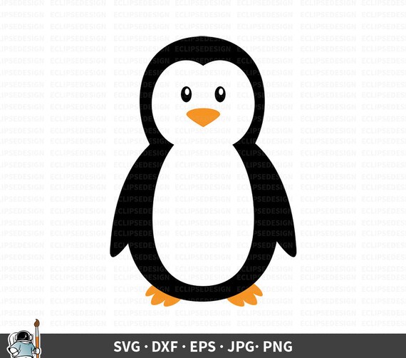 Cute Penguin Svg Penguin Art Penguin Clipart Penguin Etsy
