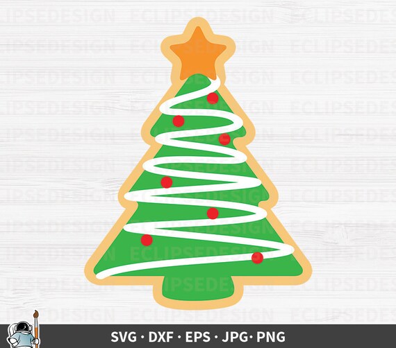 Download Christmas Cookie Svg Christmas Tree Silhouette Christmas Etsy