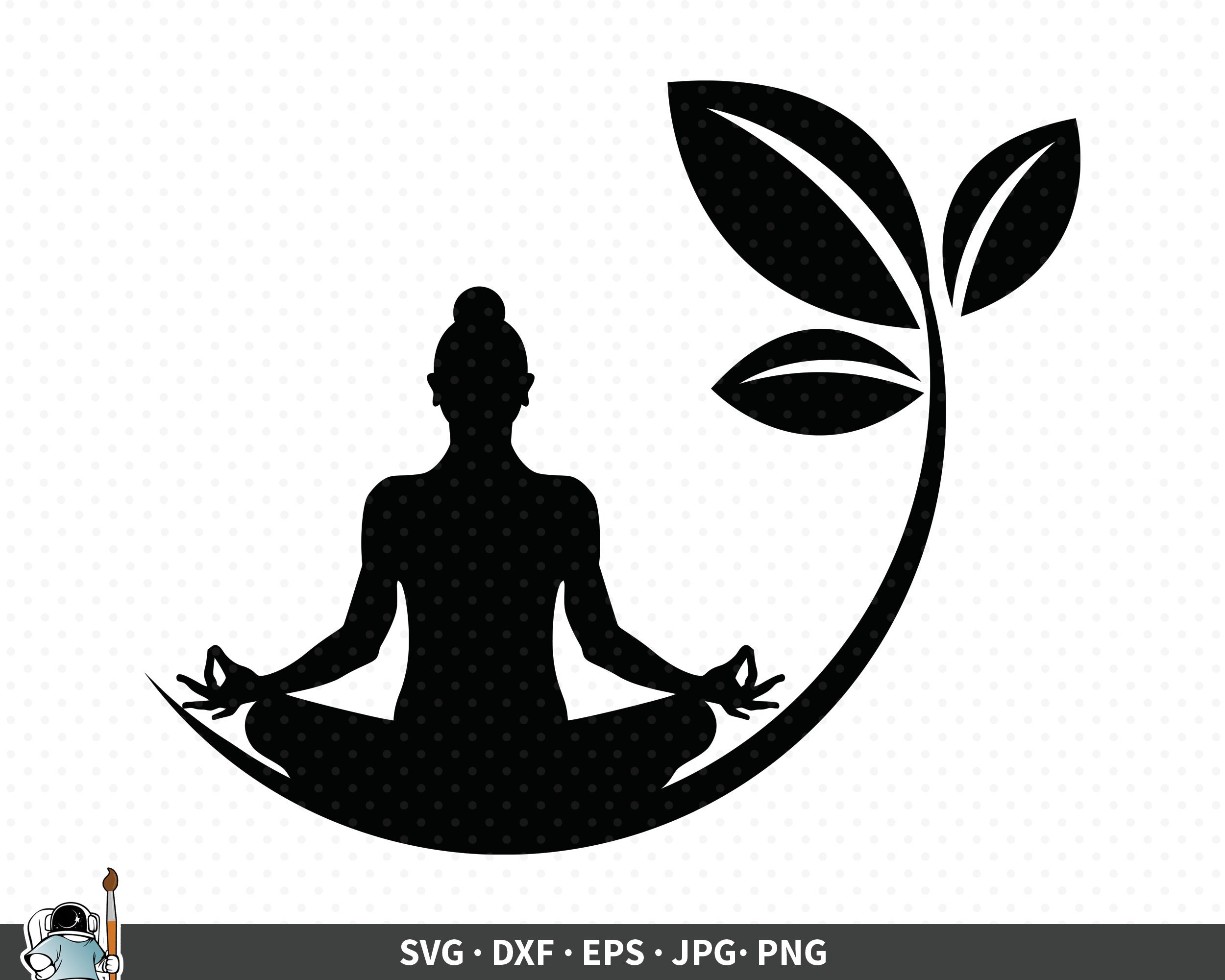 Download Buddha Svg Yoga Vector Buddha Clipart Yoga Cricut Yoga Cut Etsy