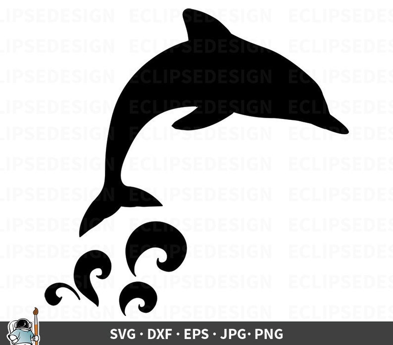 Dolphin svg Ocean Animal svg Dolphin Cricut Dolphin | Etsy