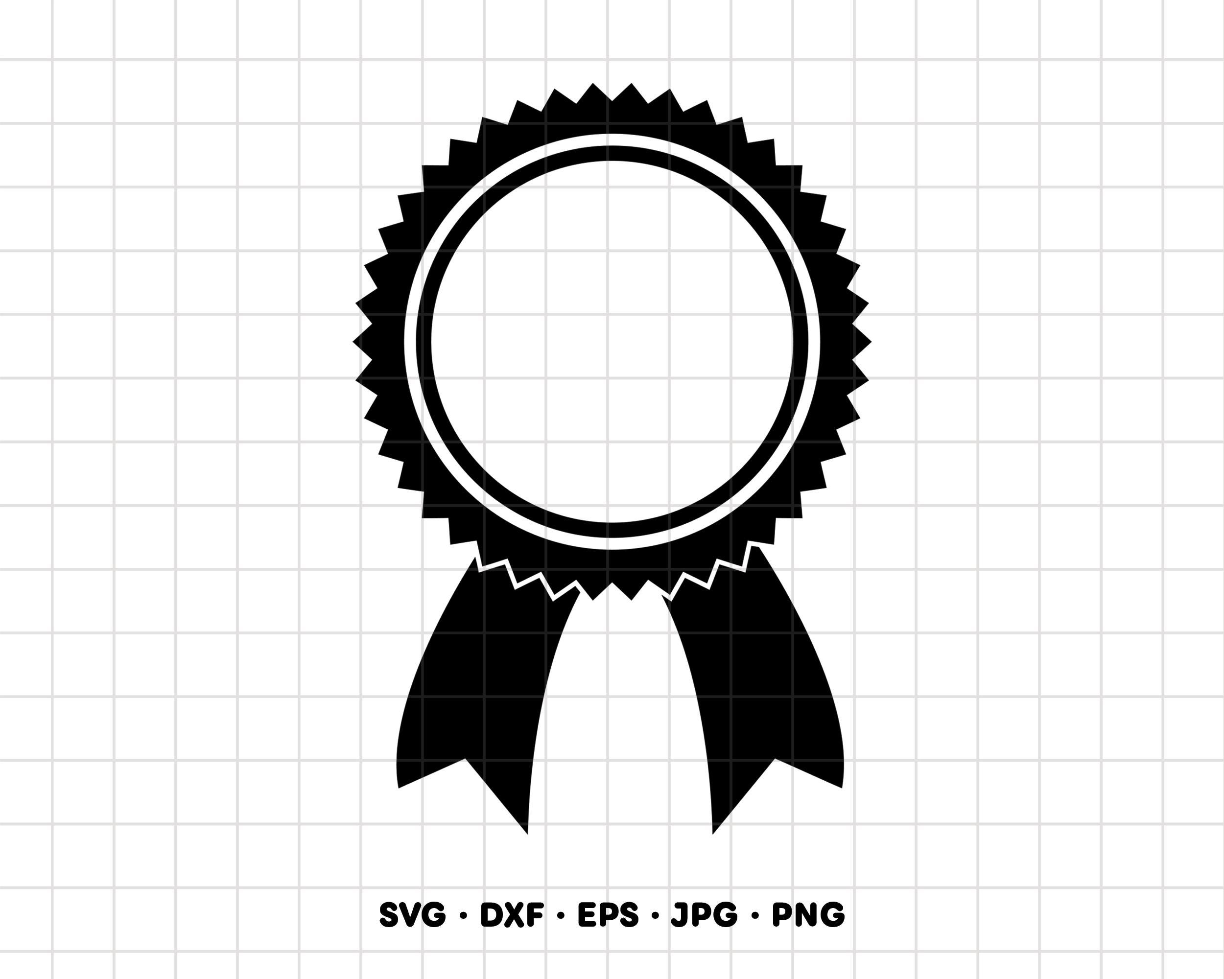 Award Ribbon SVG Clipart PNG Cricut Silhouette (instant Digital ...