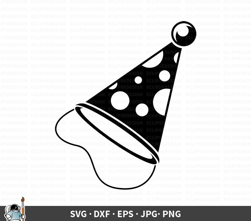 Download Party Hat Svg Birthday Vector Birthday Hat Clipart Party Etsy
