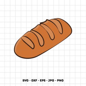 Bread Baker SVG Clipart PNG Cricut Silhouette (Instant Digital Download)