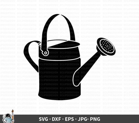 Download Watering Can Svg Water Vector Plants Clipart Garden Cricut Etsy