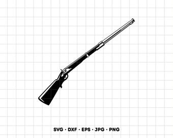 Musket Old Gun SVG Clipart PNG Cricut Silhouette (Instant Digital Download)