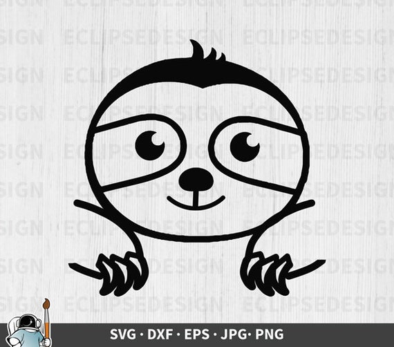 Stencils Templates Craft Supplies Tools Sloth Monogram Svg Sloth Vector Sloth Svg Sloth Cut File Sloth Png Sloth Mandala Svg Sloth Silhouette Sloth Clipart Sloth Nursery Sloth Face