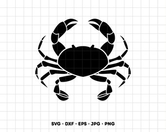 Cancer Zodiac Astrology Crab SVG Clipart PNG Cricut Silhouette (Instant Digital Download)