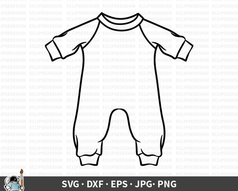 Download Art Collectibles Clip Art Baby Outfit Cricut Baby Silhouette Baby Romper Svg Romper Clip Art Baby Vector Baby Svg Eps Png Dxf Jpg New Baby Cut File
