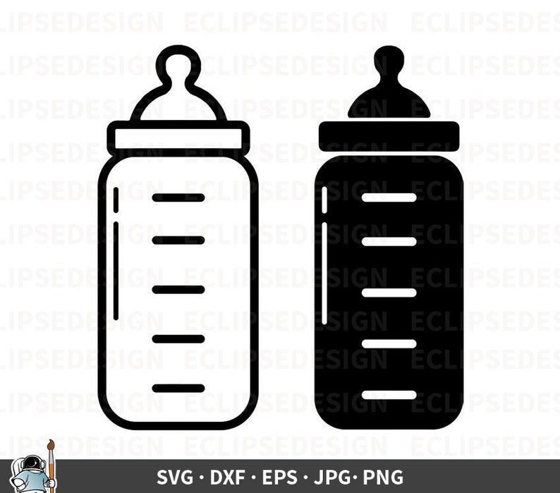 Download Baby Bottle SVG Milk Bottle SVG Newborn SVG Infant Baby | Etsy
