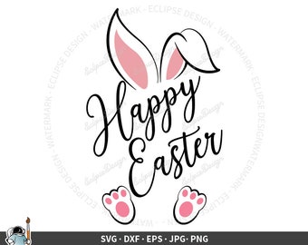 Happy Eastjaws Shark Rabbit Easter Day SVG Easter day gift Shark Easter day Cute Easter Gift Funny Gift Instant Download Shark Bunny