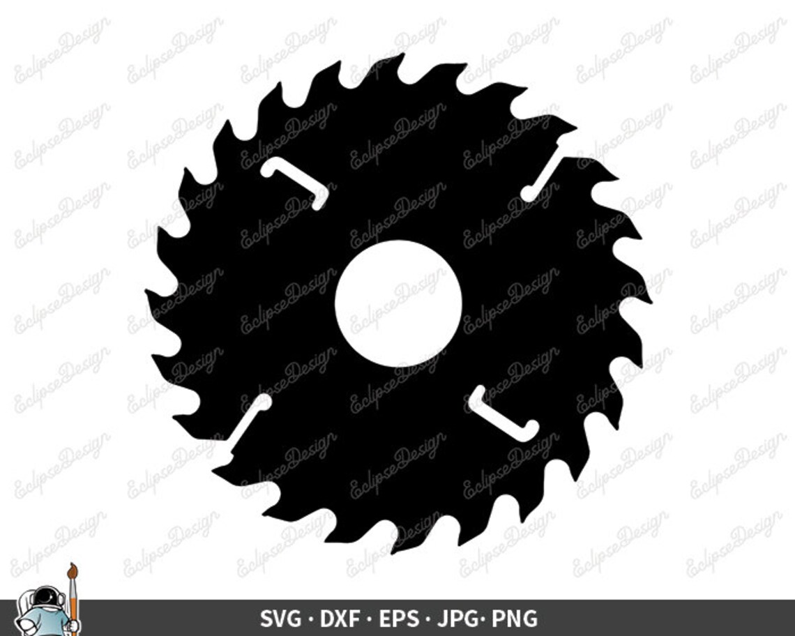 Sawblade SVG Buzz Saw Vector Circular Saw Clipart Buzz Saw Etsy