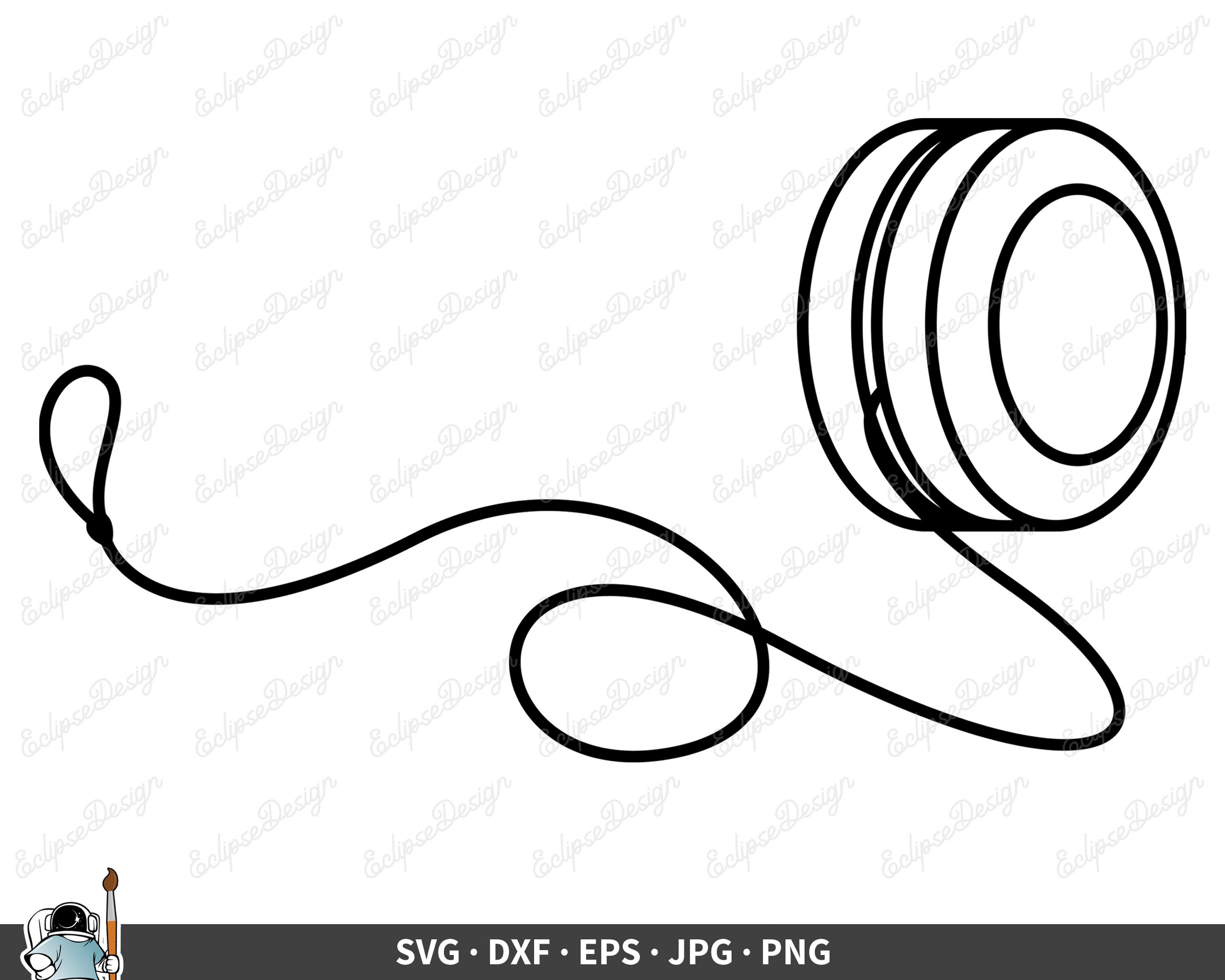 Yoyo Clipart Black And White