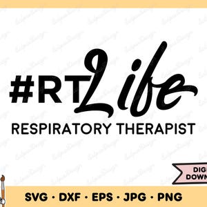 Respiratory Therapist SVG Clipart PNG (Instant Digital Download)