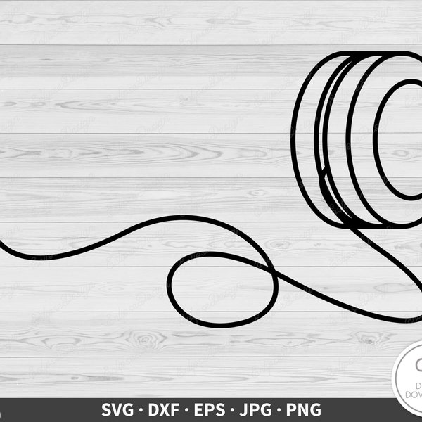 Yoyo SVG • Yo Yo Clip Art Cut-bestand silhouet dxf eps png jpg • Instant digitale download