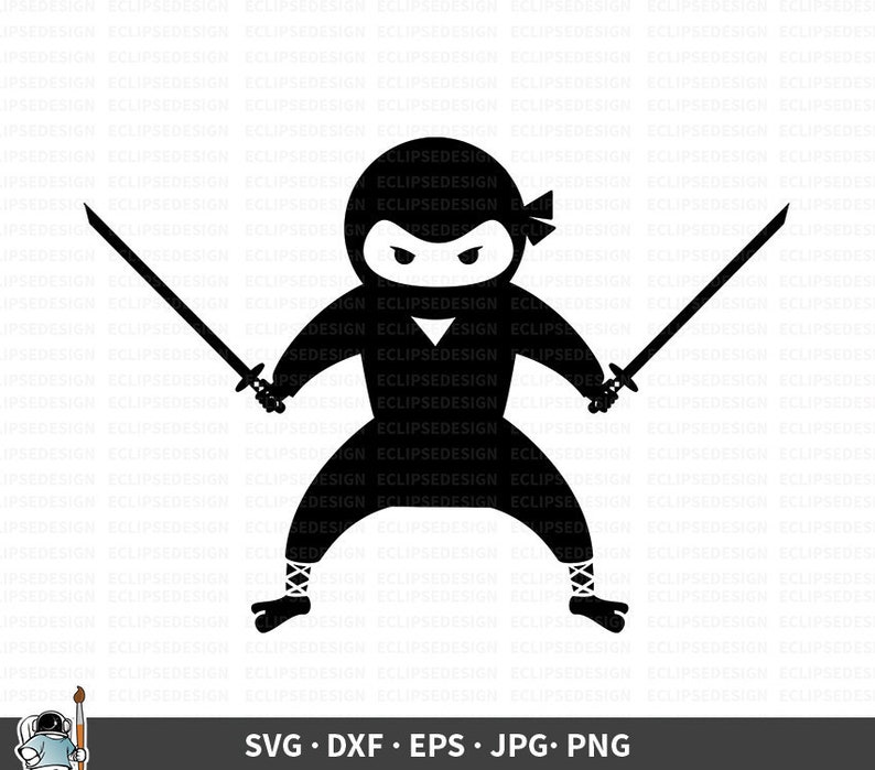 Download Ninja Silhouette Ninja Vector Ninja Cut File Ninja Party Svg Eps Png Dxf Jpg Ninja Cricut Martial Arts Svg Ninja Boy Svg Ninja Svg Clip Art Art Collectibles