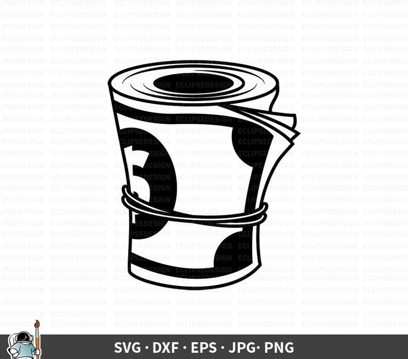 Free Free Money Roll Svg 214 SVG PNG EPS DXF File