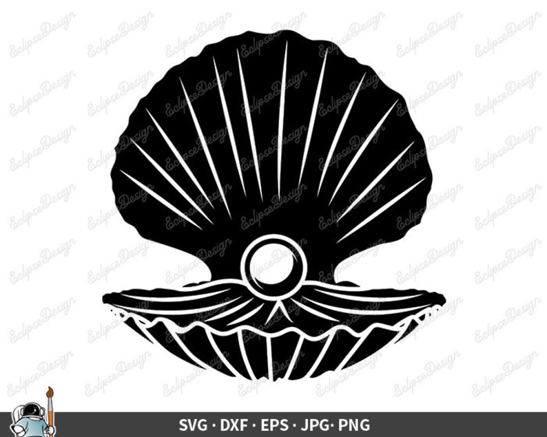 Oyster Pearl SVG Pearl Vector Pearl Clipart Pearl Cricut Etsy