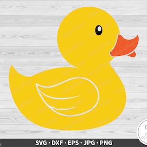 Badeend SVG Bathtime Clip Art gesneden bestand silhouet Instant Digitale Download dxf eps png jpg