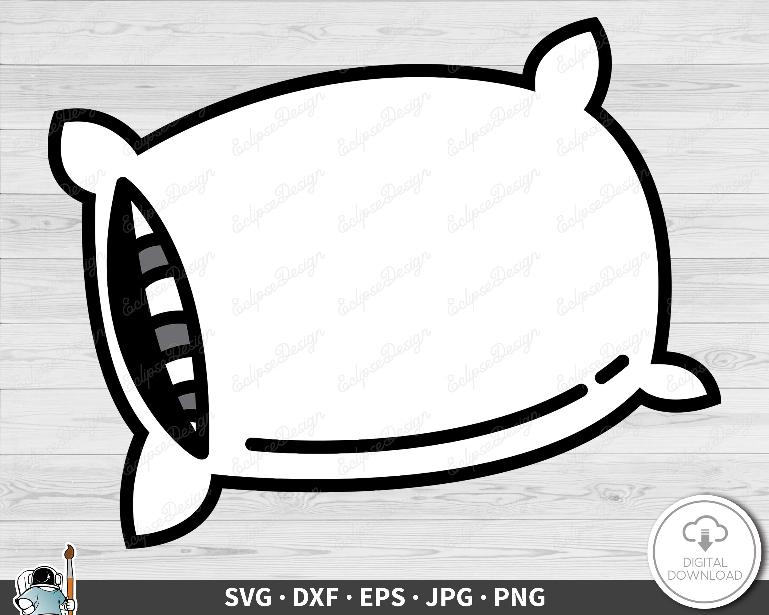 Pillow Clipart Black And White