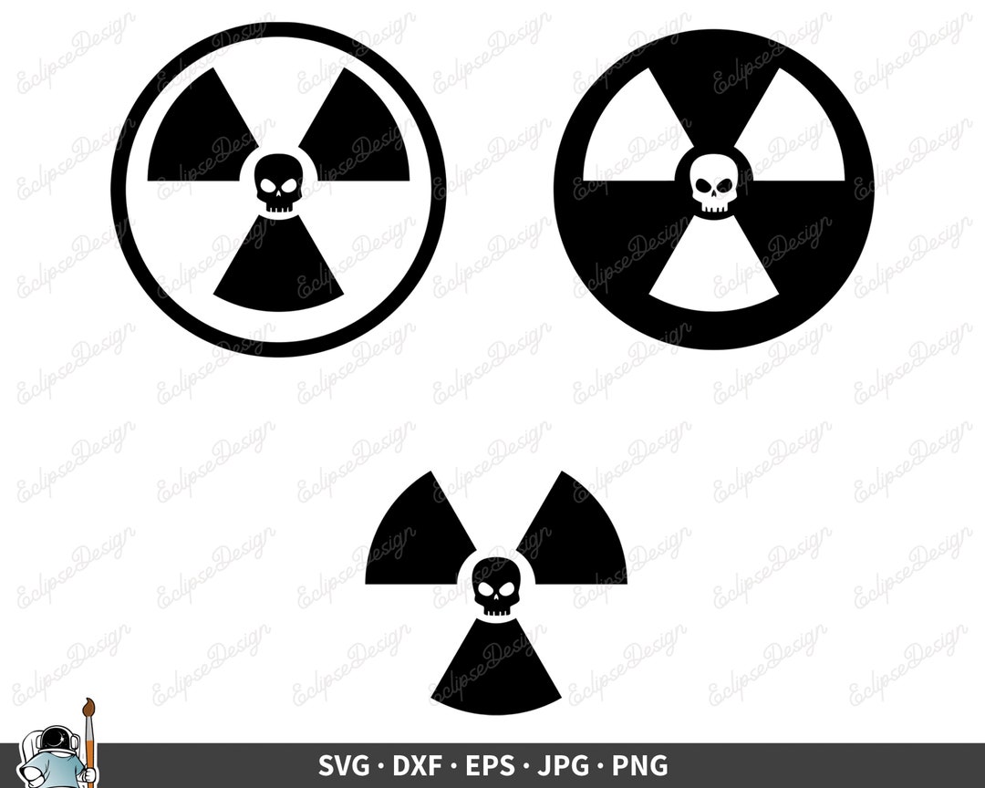 Radioactive SVG Radioactive Vector Radioactive Clipart Toxic - Etsy