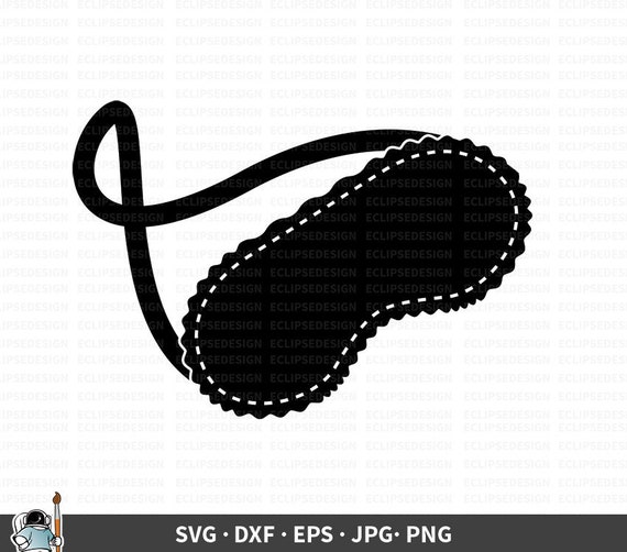 Download Sleeping Mask Svg Sleep Vector Sleep Clipart Mask Cricut Etsy