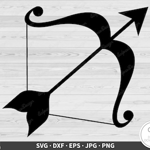 Schütze Sternzeichen Horoskop SVG Clip Art Cut Datei Silhouette Sofortiger digitaler Download dxf eps png jpg