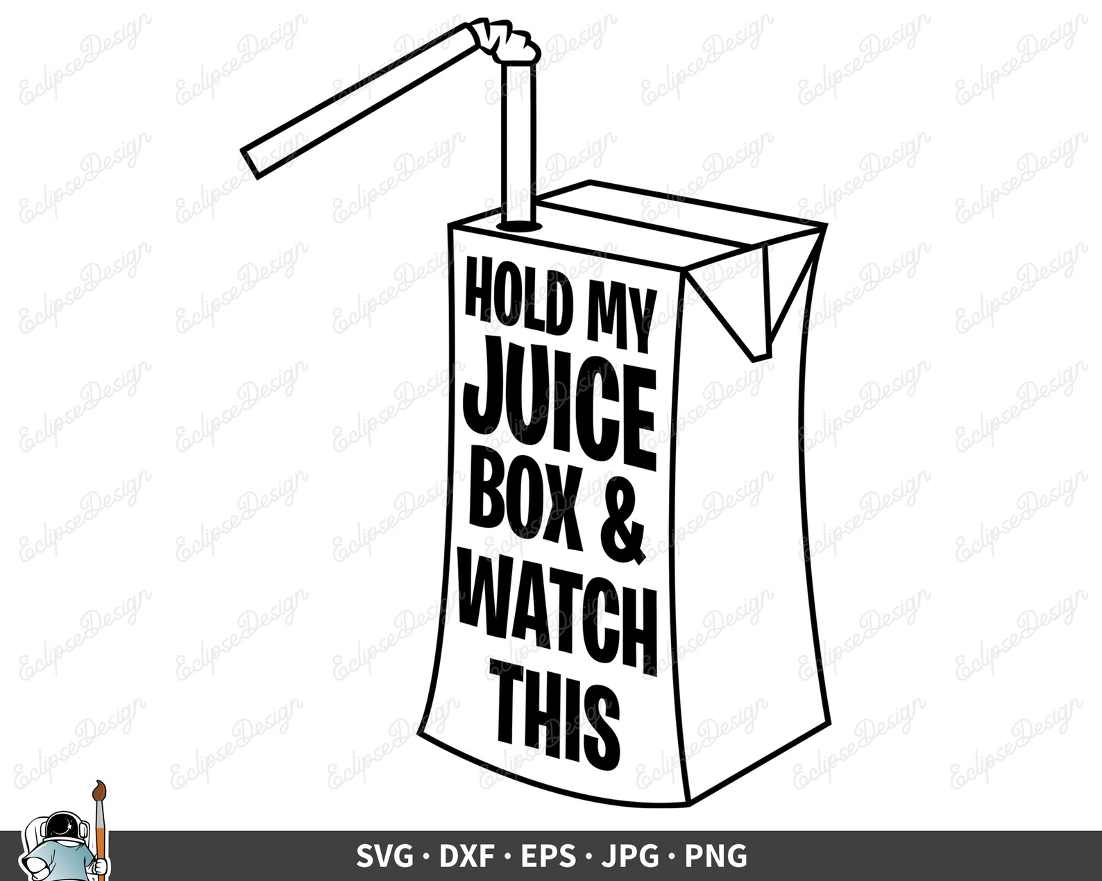 Hold My Juice Box SVG Juicebox Silhouette Toddler SVG Baby Svg Etsy