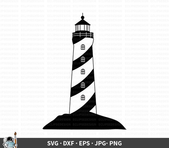 Download Lighthouse Svg Lighthouse Vector Lighthouse Clipart Etsy