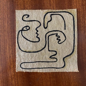 Hand painted BALLET patch