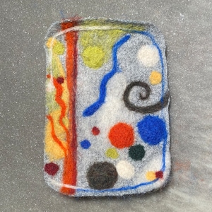 Handmade felt patch