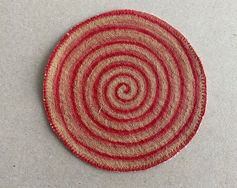 Hand painted SWIRL patch