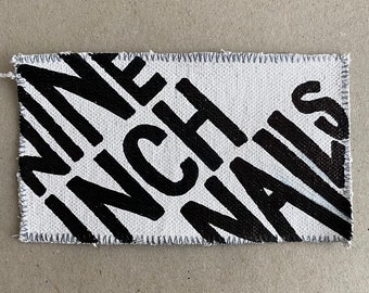 Handmade NINE INCH NAILS patch