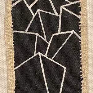 Hand painted BLOCKS patch