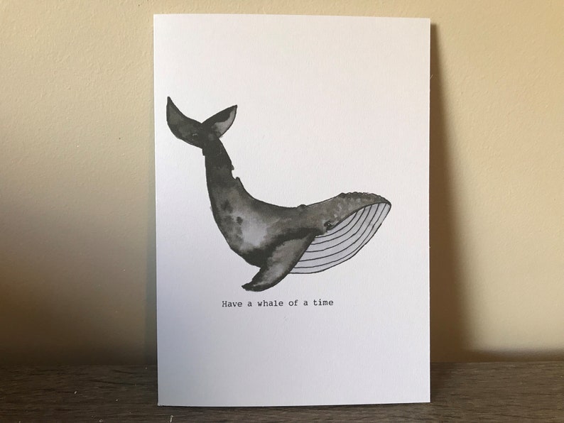 Whale Greeting Card image 3