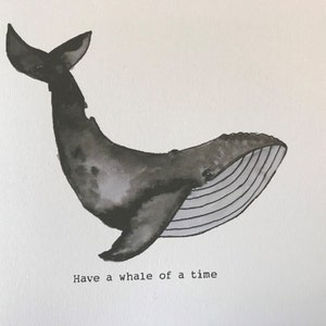 Whale Greeting Card image 2