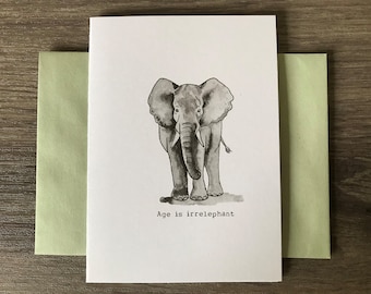 Elephant Greeting Card