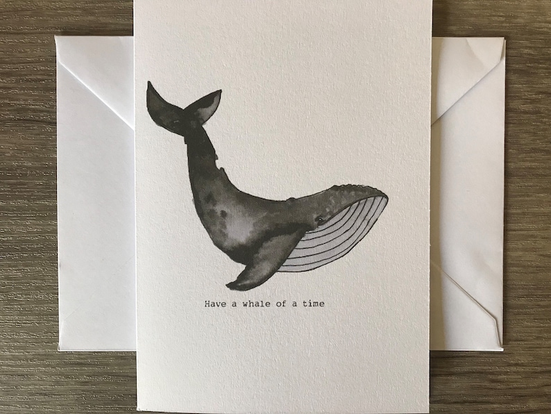 Whale Greeting Card image 1