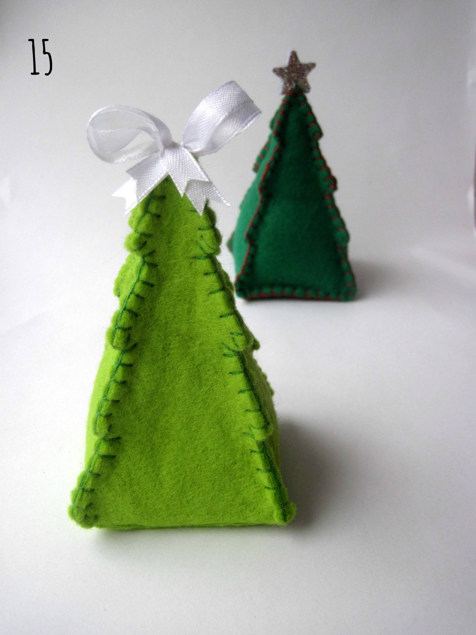 PDF PATTERN Christmas Tree Gift Box & Ornament Sewing Etsy