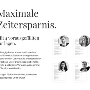 German | application templates Cv Template | | eBook with videos Microsoft Word, Apple Pages, OpenOffice and LibreOffice | »VERTICAL« image 7
