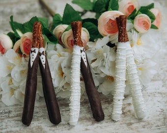 Wedding Pretzel Rods