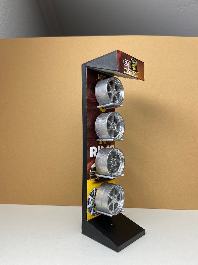 118 Miniature Wheel Rim Display Stand, Auto Parts Storage Shop, Rim