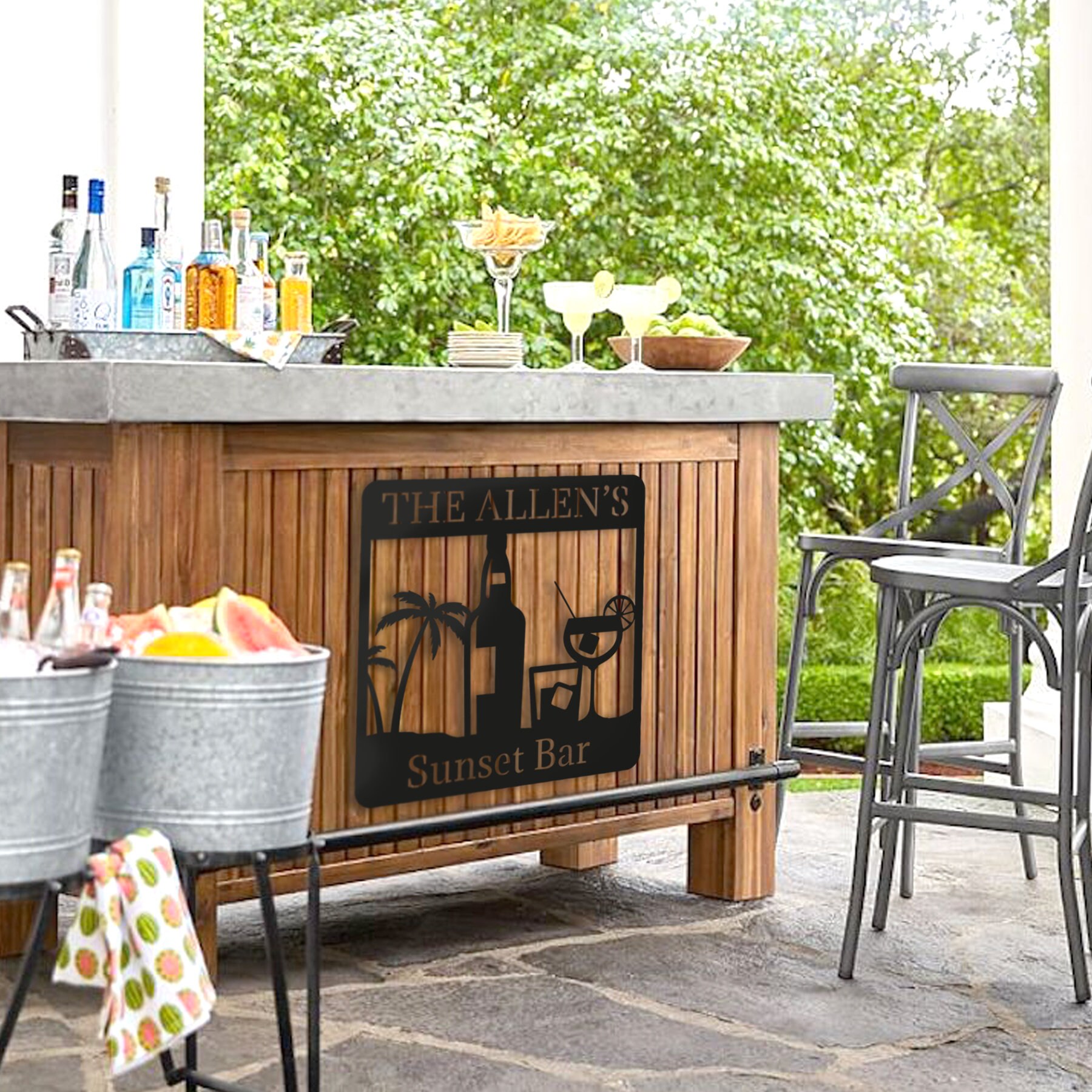 Personalised Bar/cocktail Sign Outdoor or Indoor Bar Etsy UK