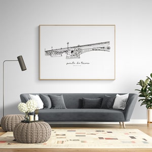 Triana Bridge | Triana Bridge | Wall Art Print | Printable Seville, city | Andalusia | Spain