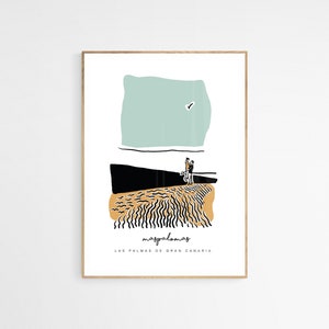 Kanarische Inseln | Kanarische Inseln, Spanien | Kanarische Inseln, Maspalomas | Maspalomas | Spanien Kunst | Reisen | Kanarische Inseln Poster | Kunst |
