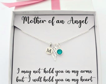 Fehlgeburt Halskette Schmuck Geschenk, Schwangerschaft Baby Verlust Halskette Geschenk, Verlust des Babys Geschenk, Baby Gedenkgeschenk, Engel Baby, Kind Verlust Geschenk