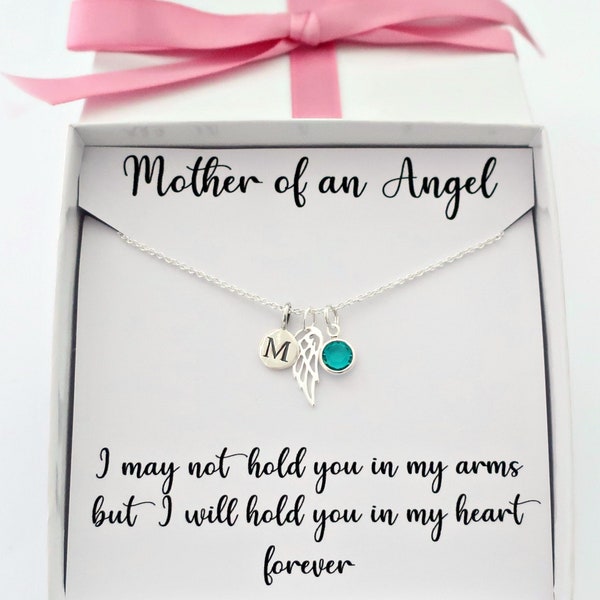 Miscarriage necklace jewelry gift, pregnancy baby loss necklace gift, loss of baby gift, baby memorial gift, angel baby, child loss gift
