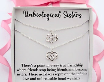 Best friend necklace for 2, matching bff friendship necklace gift, best friend christmas gifts, set of 2 two necklaces, best friend jewelry