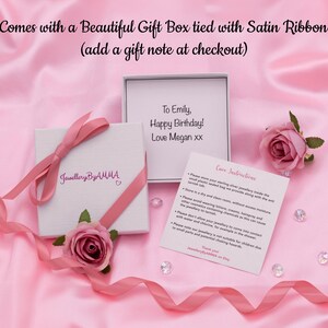 Daughter bride wedding gift from mum for daughter, daughter wedding day gift, bride wedding jewellery necklace, gift for bride from mum image 12
